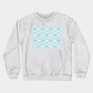 Modern Slate Blue Finnish Jute Pattern - Contemporary Design Crewneck Sweatshirt